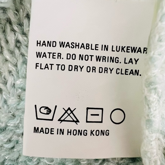 VINTAGE HEAD Sportswear Wool Blend 80’s 90’s Ski Sweater Mint Green Cream Medium - Picture 13 of 13